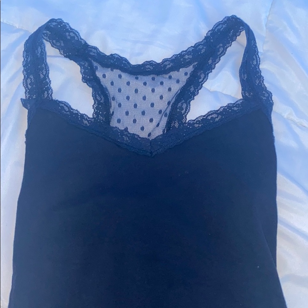 navy blue tank top